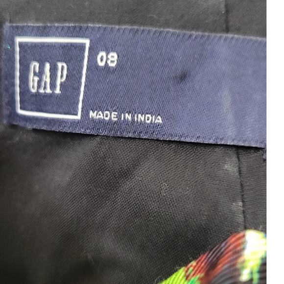 Gap Dress Womens Size 8 Dress Black Splatter Print Dress Classic Streetwear Punk - Picture 7 of 8